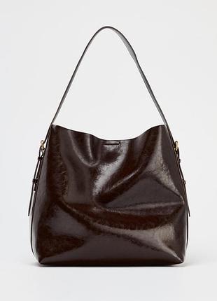 Велика сумка zara original spain сумка зара шоппер зара