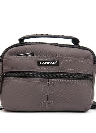Сумка мужская планшет нейлон lanpad 3795 grey