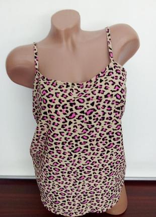Майка.
бежевый цвет, леопардовый принт.