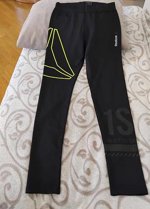 Спортивные леггинсы женские для 
фитнеса, для зала, полиамид-
89%, эластан-11%, фирма-
реебок гроссфит,производы
тель виетнам.