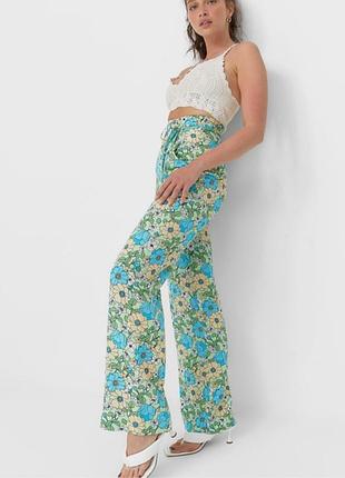 Брюки льняные