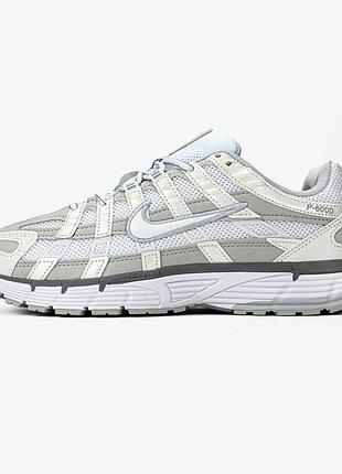 Кроссовки nike w p-6000 "white grey"