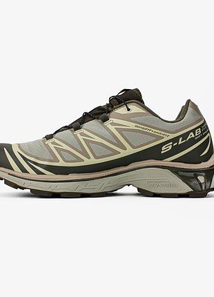 Кроссовки salomon xt-6 'vintage khaki'