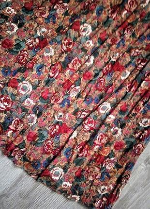 Вiнтажна сукня сорочка в квітковий принт 4