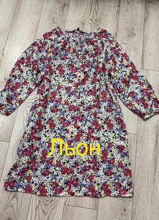 Льняна сукня туніка