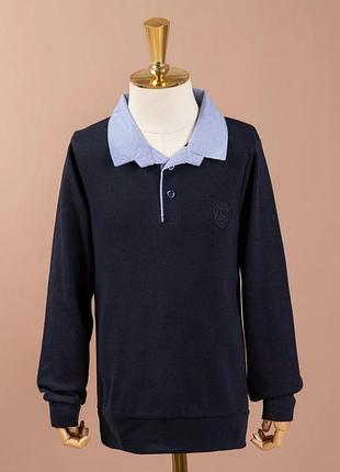 Сорочка обманка шкільна, джемпер з коміром шкільний для хлопчиків
