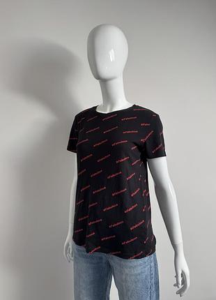 Футболка з принтом🖤❤️