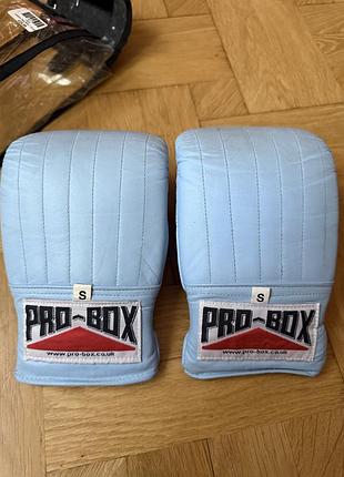 Шкіряні рукавички pro-box, розмір s