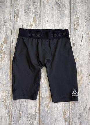 Спортиані чоловічі шорти велосипедки reebok чорні m