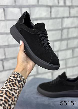 Кеди жіночі натуральна замша