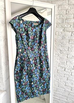 Платье летнее с принтом, платье абстракция