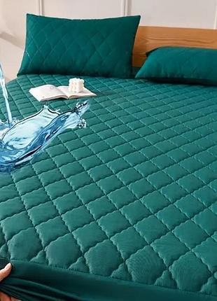 Наматрасник на резинке не промокаемый 160х200х32 см