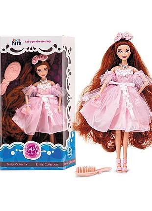 Детская игрушечная кукла "emily romantic" kh23/006 с расческой