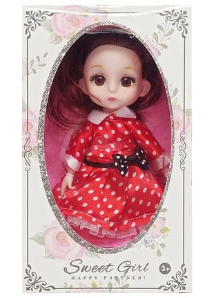 Детская кукла "fashion sweet girl" 3396-144 красный