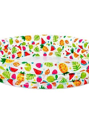 Дитячий надувний басейн "фрукти" 59431-2, 220 л