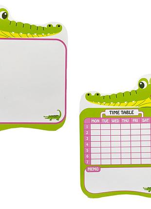 Дощечка для малювання "крокодил" td2023136-5 маркер в комплекті 21-27 см