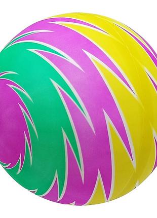 Мяч детский "радуга" ms 3739(yellow) размер 9 дюймов