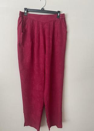 Брюки из шелка