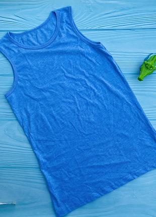 Нова синя майка для хлопчика 158 см