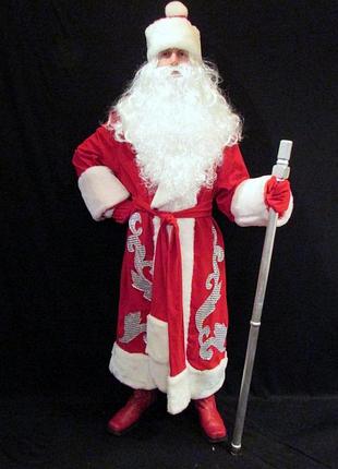 Костюм св.миколая/д.мороза аплікаційний-5 р-р 50-62
