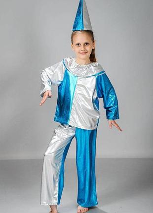 Петрушка. костюм дитячий карнавальний парча