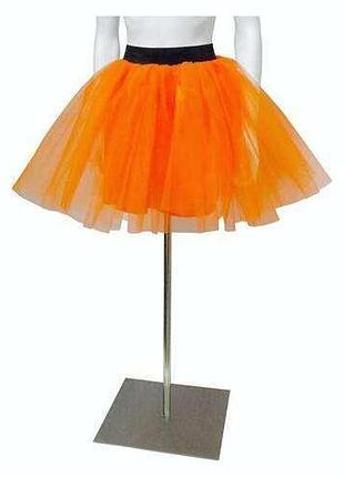 Оранжевая юбка. яркая детская карнавальная