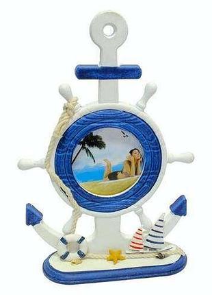 "якір". фоторамка у морському стилі