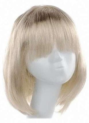 Парик "каре удлиненное" бежевый