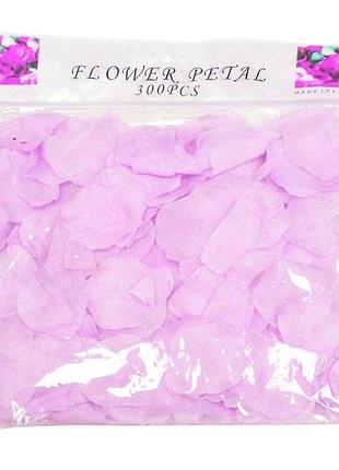 Пелюстки троянд (уп. 300шт) бузкові