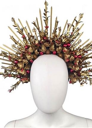 Обруч золотистий роксана