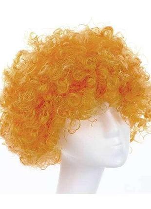 Парик кудрявый коричневый