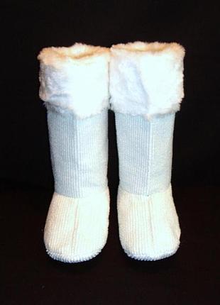 Сапожки женские карнавальные (39-40) глория. белые. высокие голенища