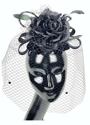 Вуалетка megan с вуалью