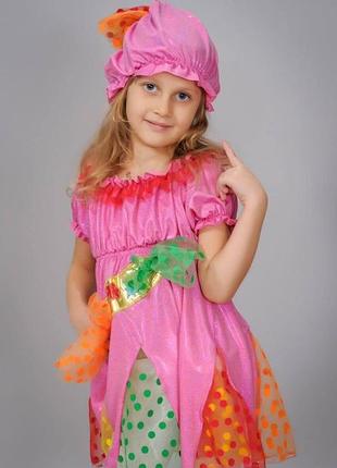 Хлопавка. костюм дитячий карнавальний рожевий