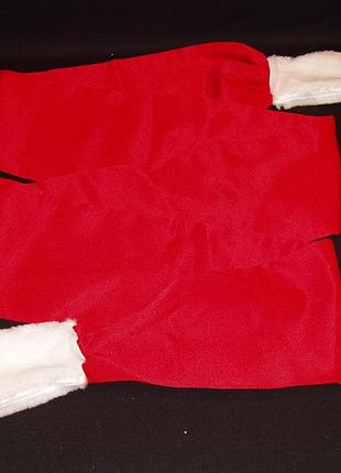 Пояс–кушак червоний для шубы, костюма діда мороза 240х17 см