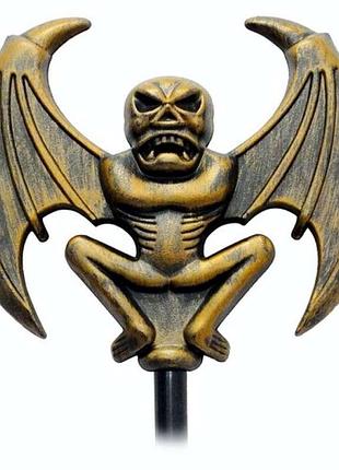 Горгулья (злобный скелет с крыльями). трость карнавальная