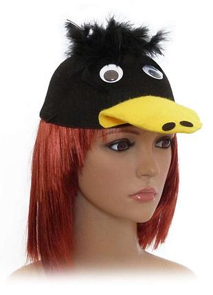 Шляпка детская ворона