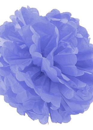 Декор бумажный помпоны 40см (фиолетовый 0021)