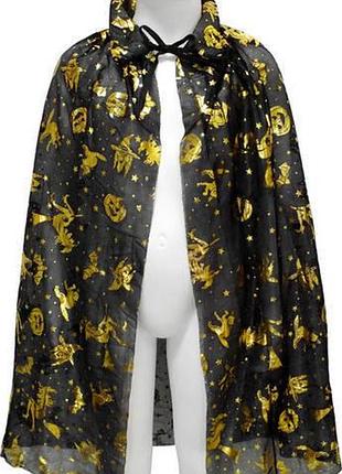 Плащ детский с воротником, трикотаж