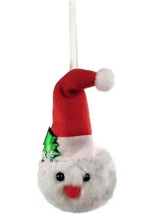 Игрушка на ёлку снежок