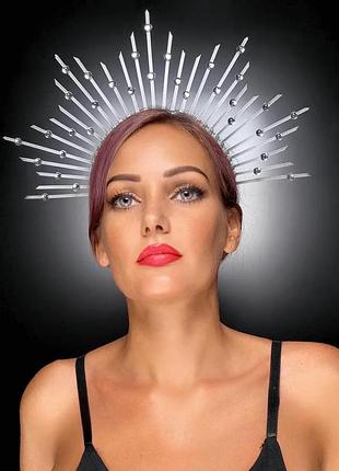 Обруч сріблястий дженніфер