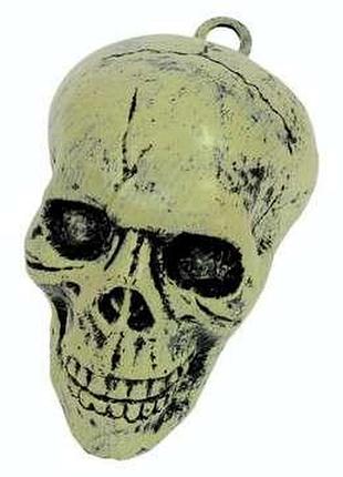 Череп декоративный бежевый