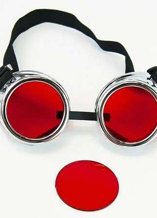 Цветные стекла к очкам гогглы pc01 (красные)