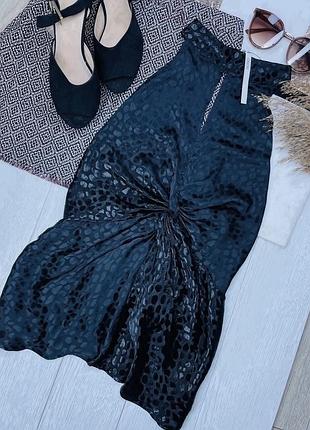 Новий чорний топ asos s топ з відкритою спиною сатиновий топ літній