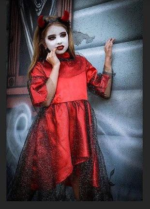 Чертиха. костюм детский карнавальный