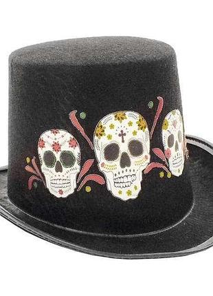 Циліндр santa muerte чорний