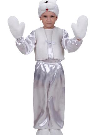 Костюм детский карнавальный заяц №4 белый