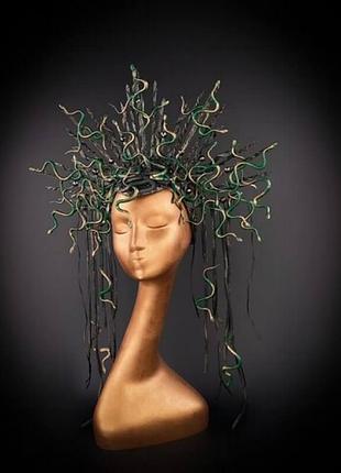 Обруч зелений медуза горгона