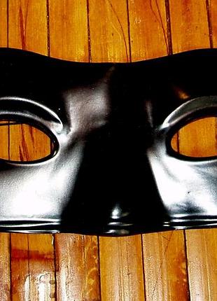 Маска zorro (зорро) чёрная, матовая, карнавальная детская