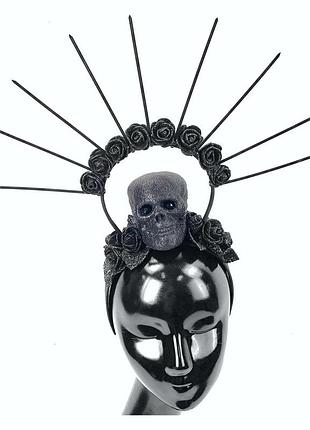 Обруч donna калавера черный